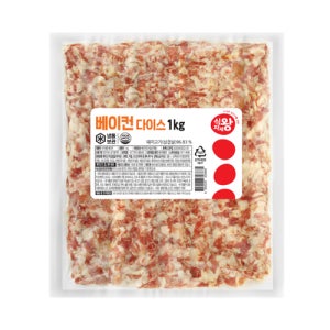 식자재왕 베이컨다이스(5mm) 1kg