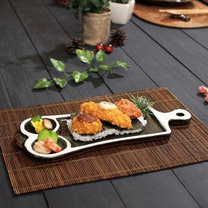 소야 천유 도자기그릇 손잡이 부엉이 접시 (소) 1P