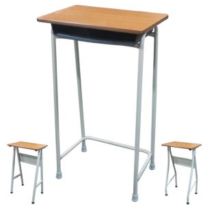 스탠딩책상 A형 키다리 졸음방지 키높이 서서쓰는책상 테이블 스탠드 학원 학교 책상 완제품