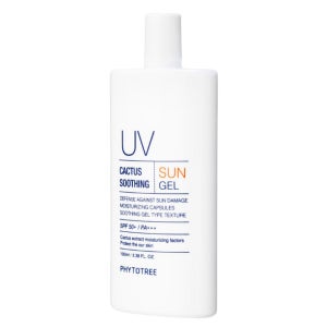 피토트리 선인장 수딩 아쿠아 선젤 100ml 얼굴 바디 피부 수분 진정 백탁 끈적임 없는 대용량 촉촉한 건성 지성 복합성 순한 민감성 바르는 자외선차단제 선크림 선로션