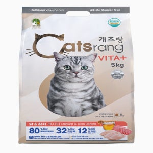 뉴 캐츠랑 전연령 비타플러스 5kg 고양이사료 대주산업 캣츠랑