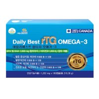 데일리베스트 rTG 알티지 오메가3 6개월분 EPA DHA 1000mg