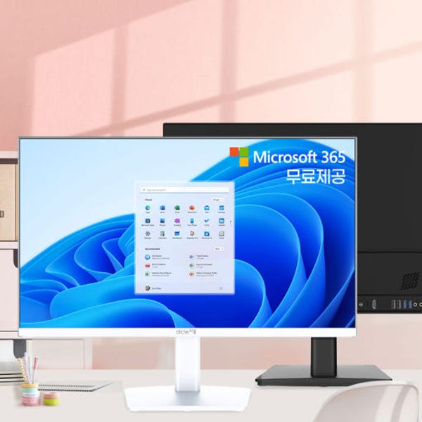 디클 일체형PC 24형 올인원 PC 오피스365 N95 8G 128G 쿼드코어 컴퓨터 FHD Win11