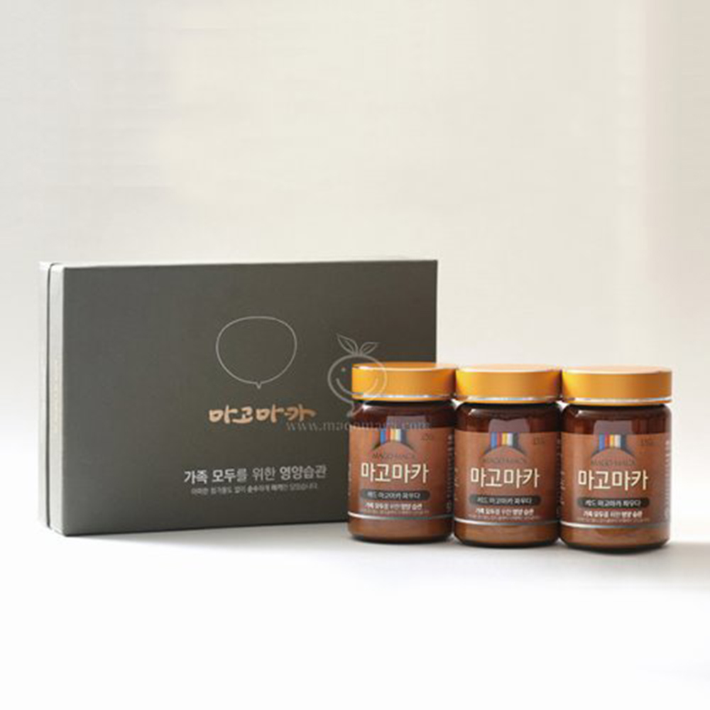 <b>마고마카 여성용</b> 마고마카 선물세트 (레드마카 150g x 3병) 페루마카 파우다 미네랄