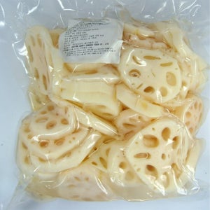 세척염장 연근 10kg(1kgx10팩) /무료배송 슬라이스 연근, 연금조림 연근부침용,