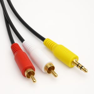 AUX3.5 to RCA2선 스피커앰프 믹서 스테레오케이블 스마트폰연결잭 그린, 1.5m, aux,rca