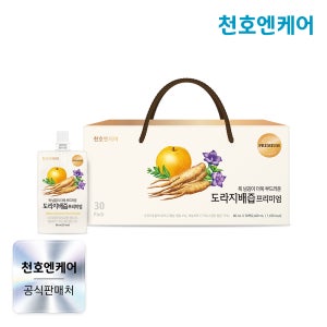 천호엔케어 100% 국산 생 도라지 약도라지 도라지배즙 프리미엄 80ml x 30개입