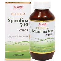 뉴질랜드 스피루리나 하이웰 500mg 500정 1통 Hiwell Spirulina