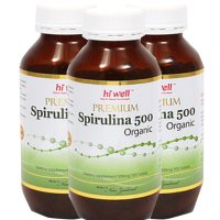 뉴질랜드 스피루리나 하이웰 500mg 500정 3통 Hiwell Spirulina