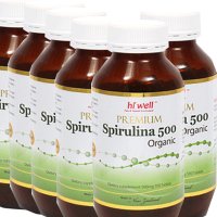 뉴질랜드 스피루리나 하이웰 500mg 500정 6통 Hiwell Spirulina