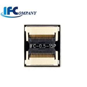 0.5mm ffc cable 연장 및 접점변환용 컨버터 보드 IFC-0.5-15P