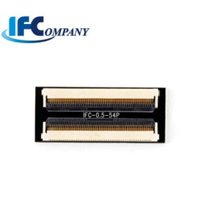0.5mm ffc cable 연장 및 접점변환용 컨버터 보드 IFC-0.5-54P