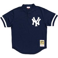 Bernie Williams Navy 뉴욕 양키즈 Authentic Mesh Batting Practice 져지 XX-Large (52)