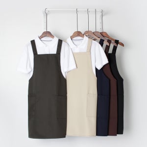 생활 방수 H형 카페 바리스타 앞치마 빅사이즈