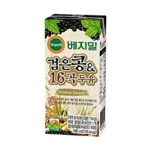 베지밀 검은콩과16곡두유 190ml x 64팩