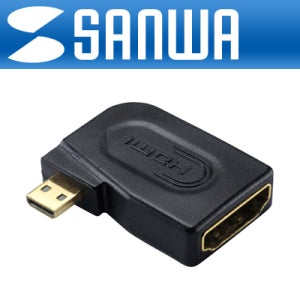 SANWA AD-HD10LMC HDMI to Micro HDMI ㄱ자 젠더
