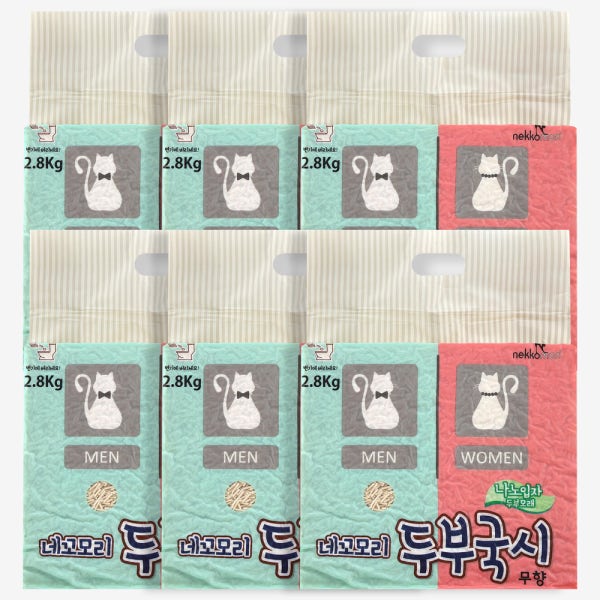 네꼬모리 두부국시 나노입자 무향 7L 6개입