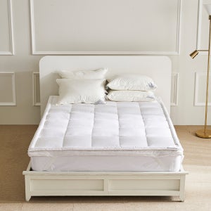 바운티풀 호텔침구 로얄 폴란드 이중구조 구스토퍼 매트리스 SS 3450g+시트증정