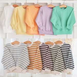 유아 아동 맨투맨 무지 티셔츠 키즈 긴팔 티 모음전