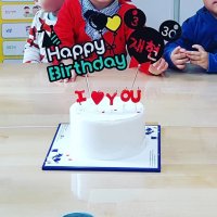 7 (HappyBirthday) / 생일토퍼 얼집생일 케이크토퍼