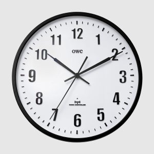 OWC 수트(SUIT) RC 전파수신 자동시간맞춤 벽걸이 벽시계 OT767RC