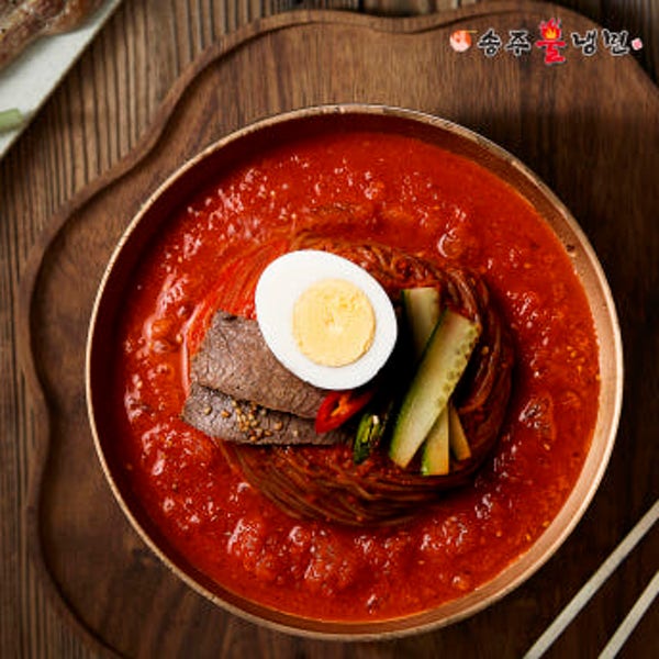 [송주불냉면] 5인분 세트 매운맛/새콤달콤한맛 평양냉면