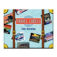 [Laughing Elephant] LE 스티커 TRAVEL LABELS - THE RIVIERA / 여행용 캐리어 가방 인테리어 소품 분위기 / 래핑엘리펀트