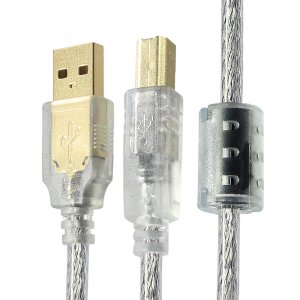 USB A TO B 타입 프린터 복합기 미디 AB 케이블 노이즈필터1.8m 연결선