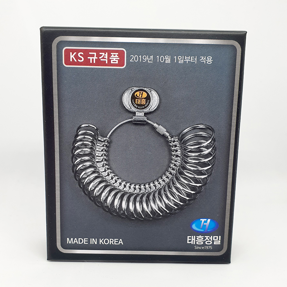 신게이지 KS 손가락 사이즈 호수 측정기 반지 링게이지 엥게이지