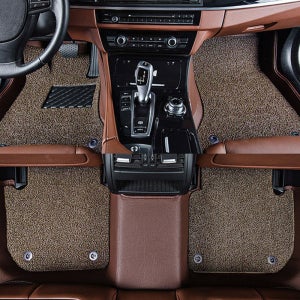 하이모터스 입체카매트(앞뒤풀세트) 자동차 가죽매트 기아 K3(-2017) 7D브라운