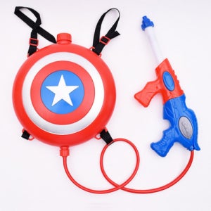 캡틴아메리카 배낭물총 가방