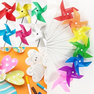 바람개비만들기 PVC EVA 왕바람개비 DIY 만들기재료 8종