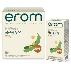이롬 황성주 국산콩 무가당 두유 190ml 64팩