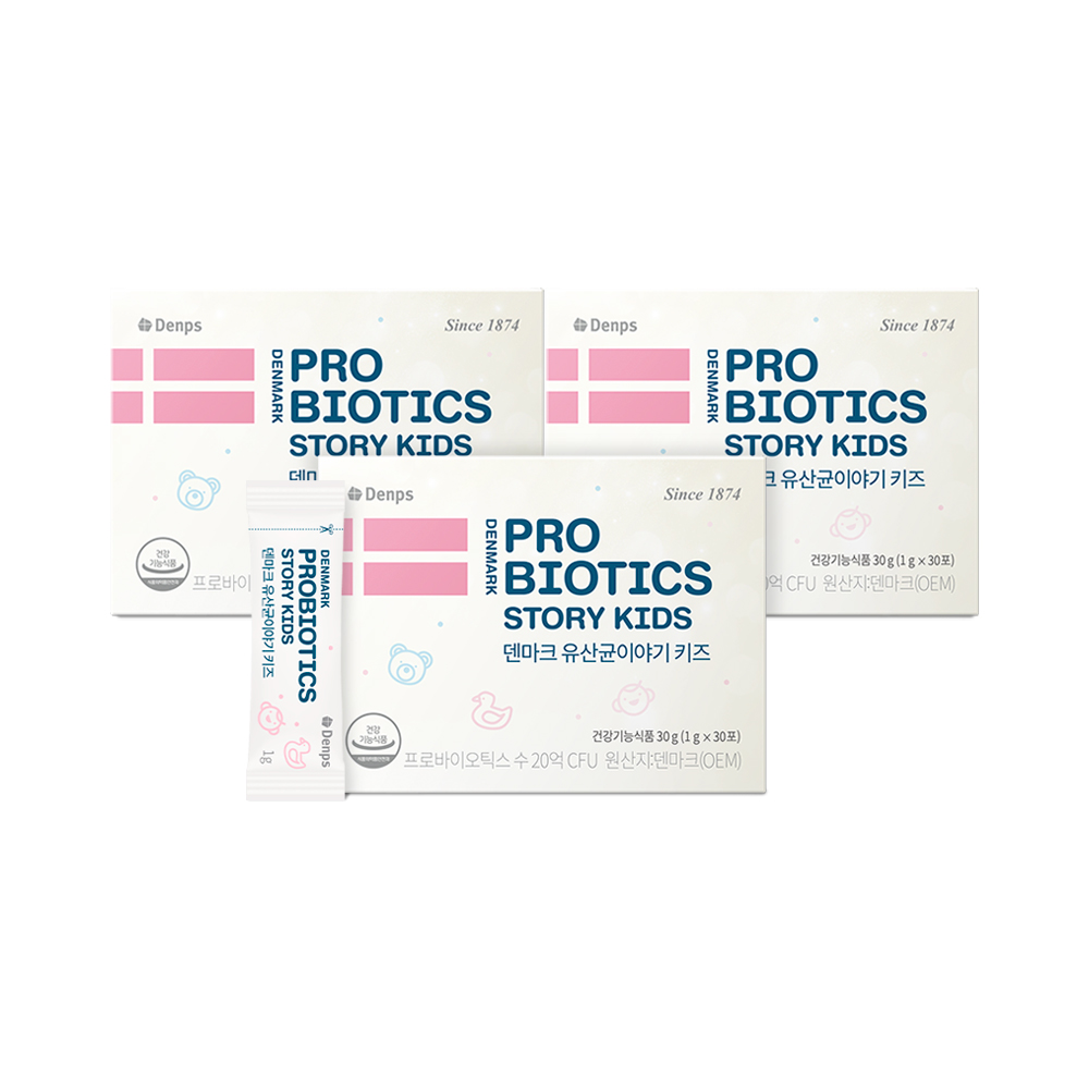 덴마크 유산균이야기 키즈 30포, 3개