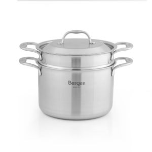 한일 베르겐 통5중 스텐 인덕션 깊은 국수 찜기 파스타 냄비 20cm