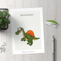 아이방 인테리어 공룡 그림 SPINOSAURUS 스피노사우루스