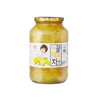 꽃샘식품 꿀레몬차 1kg/병레몬차/환절기/레몬청