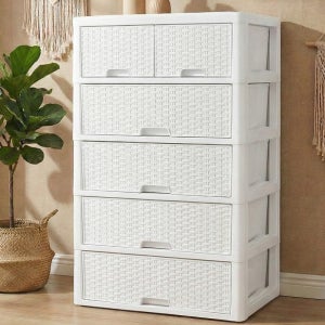 500 라탄 플라스틱 서랍장 3단 4단 5단 수납장 옷장 정리함