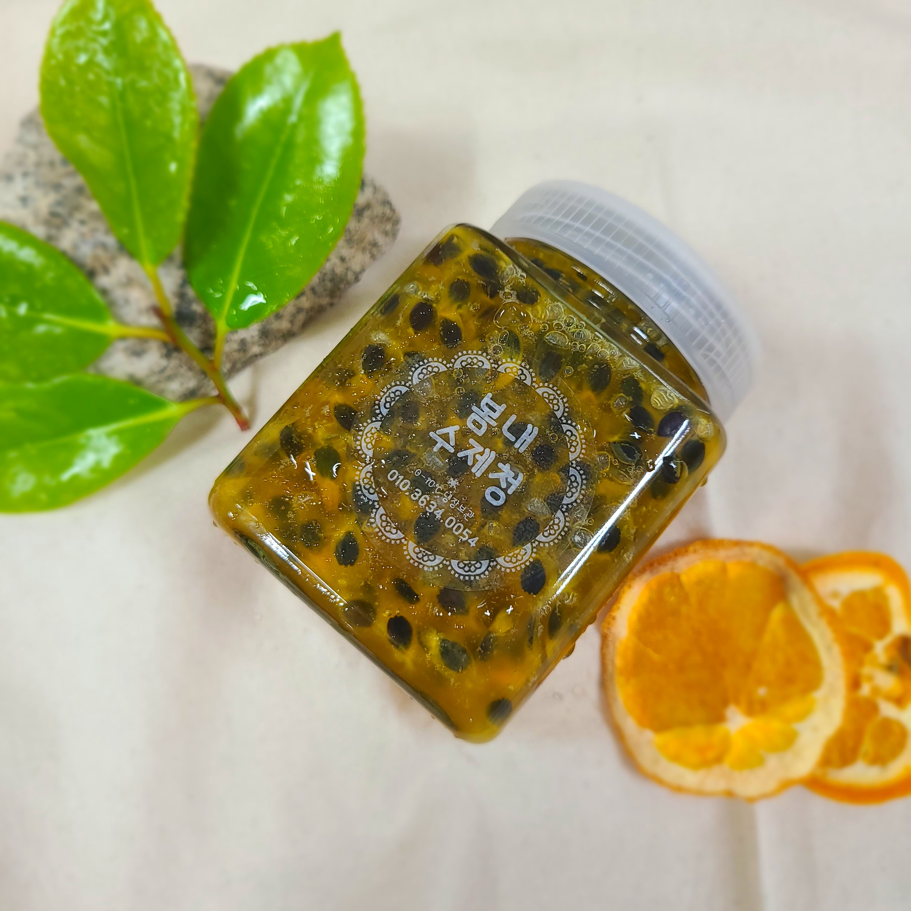 [봄내수제청]미니 패션후르츠 수제청 과일청 연말 크리스마스 선물세트 답례품 230ml