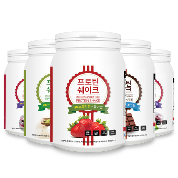 1+1 HN뉴트리션 단백질쉐이크 /건강한 몸매를 위한 식사대용 프로틴 파우더 600g 2개