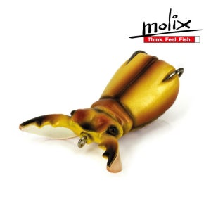 몰릭스 슈퍼나토 비틀 베이비 배스 할로우바디 탑워터 플로팅 벌레 루어 미끼 낚시