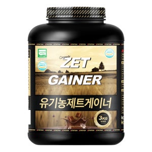 제트리션 유기농 제트게이너 3kg 오가닉 탄수화물 단백질 게이너