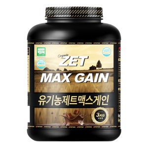 제트리션 유기농 제트맥스게인 3kg 오가닉 탄수화물 게이너