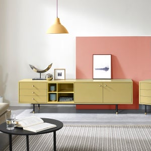 플렌느 1800 거실장 높은 티비장 티비 수납장