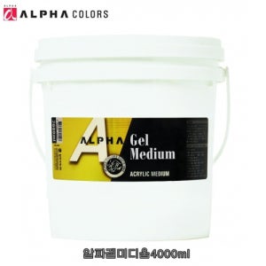 알파 아크릴물감 겔미디움 4000ml 대용량 / 보조제