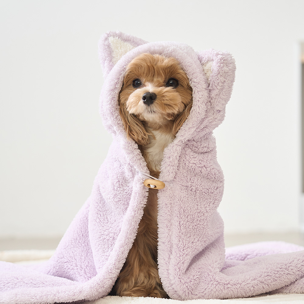 두잇 드라이후드 강아지 고양이 목욕 타월