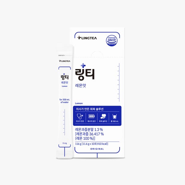 링티 1박스 (10회분, 레몬맛/복숭아맛/샤인머스캣맛)