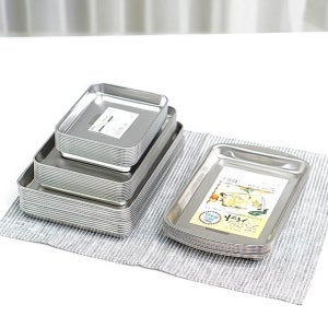 일본 에코 스텐 트레이 스텐바트,사각 쟁반(중)