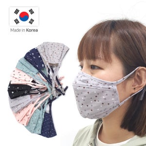 국내생산 3단 입체마스크/ 빨아쓰는 면마스크/ 끈조절가능