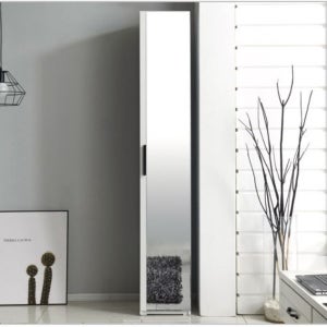 선반장 틈새30cm 전신 거울 드레스룸 원룸 싱글 옷정리 수납 공간 원룸 수납장